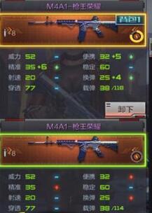 CF手游M4A1枪王荣耀精通之后满级属性全面分析