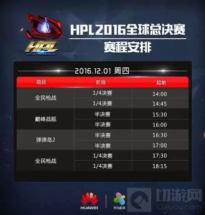 2016HPL全球总决赛H2对阵表出炉 精彩不容错过