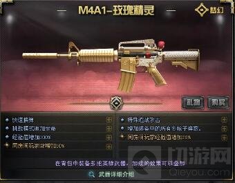 CF手游玫瑰精灵多少钱 M4A1玫瑰精灵价格详解