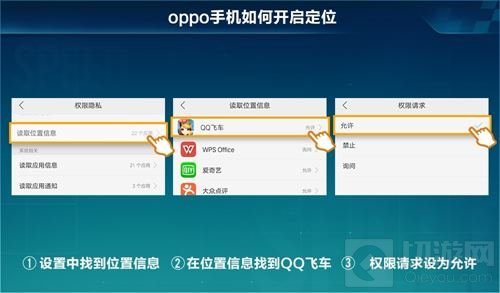 QQ飞车手游街区车王第一步 GPS定位开启方法