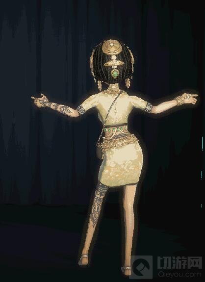第五人格舞女新时装天竺少女 有点埃及艳后的感觉